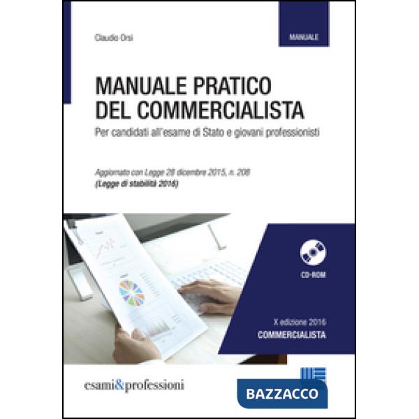 MANUALE PRATICO DEL COMMERCIALISTA 2016 10 EDIZIONE