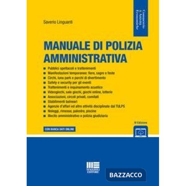 Manuale di polizia amministrativa