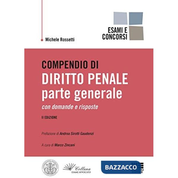 Compendio di diritto penale. Parte generale