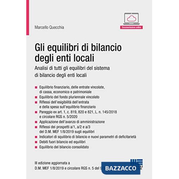 Gli equilibri di bilancio degli enti locali