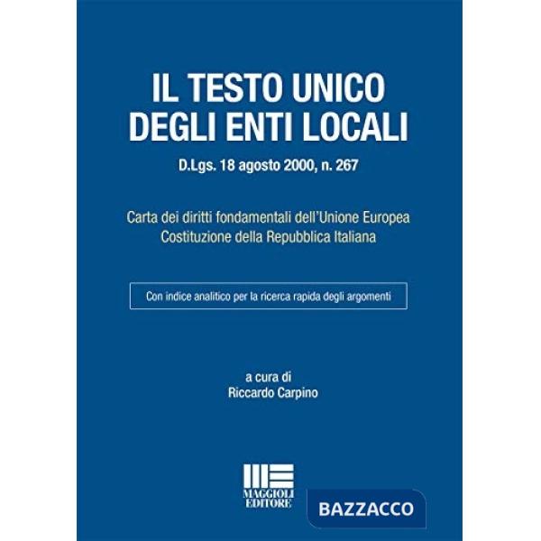 Il Testo Unico degli enti locali