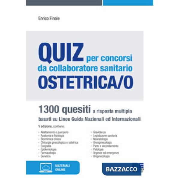 Quiz per concorsi da collaboratore sanitario ostetrica/o