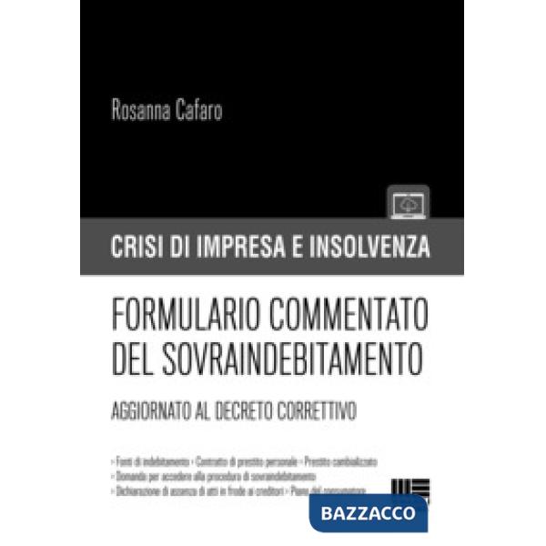 Formulario commentato del sovraindebitamento
