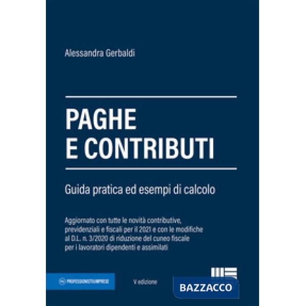 Paghe e contributi. Guida pratica ed esempi di calcolo