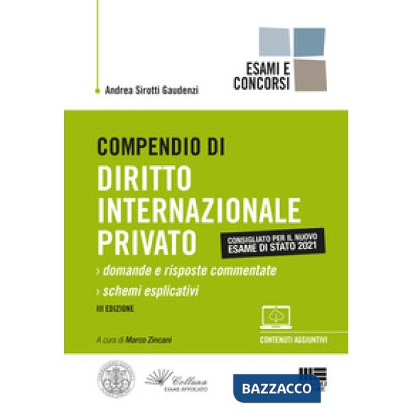 Compendio di diritto internazionale privato