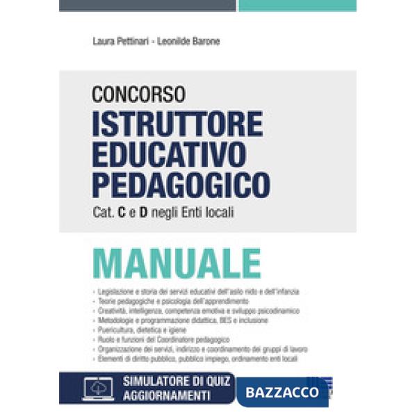 Concorso istruttore educativo pedagogico cat. C e D negli enti locali. Manuale