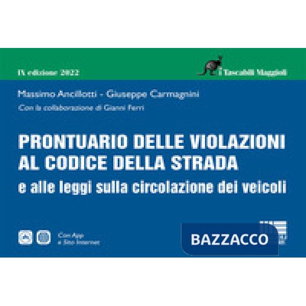 Prontuario delle violazioni al codice della strada e alle leggi sulla circolazione dei veicoli