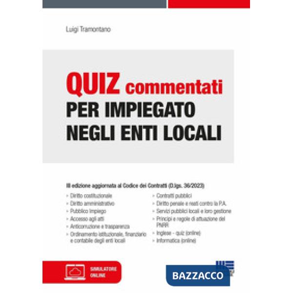 Quiz commentati per impiegato negli enti locali