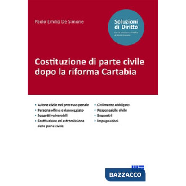 Costituzione di parte civile dopo la riforma Cartabia