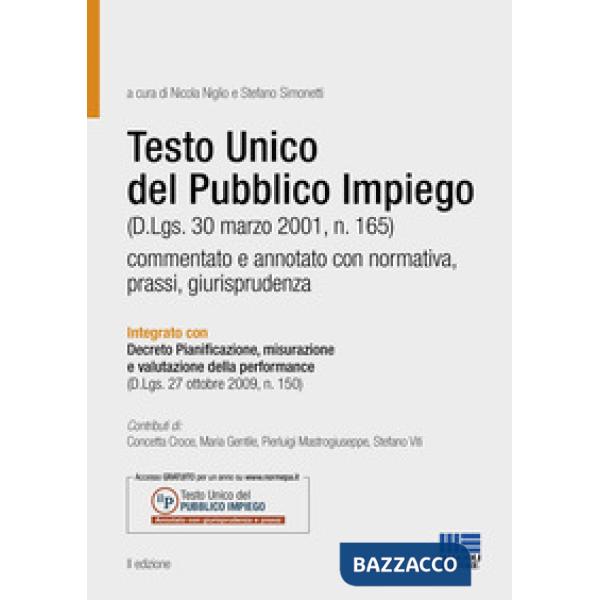 Il testo unico del pubblico impiego commentato