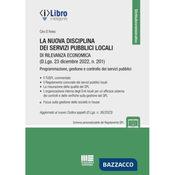 La nuova disciplina dei servizi pubblici locali di rilevanza economica