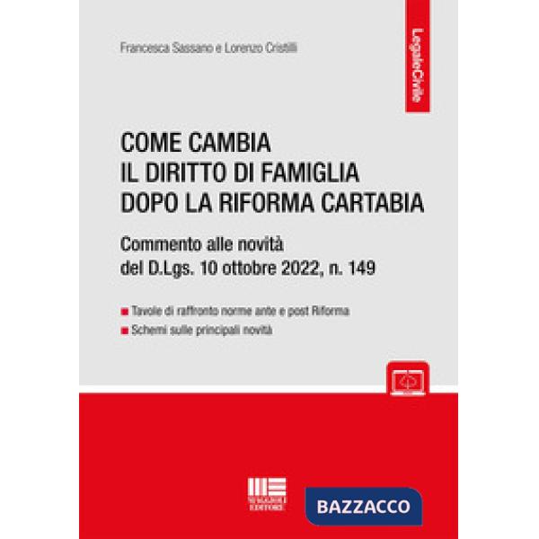 Come cambia il diritto di famiglia dopo la Riforma Cartabia