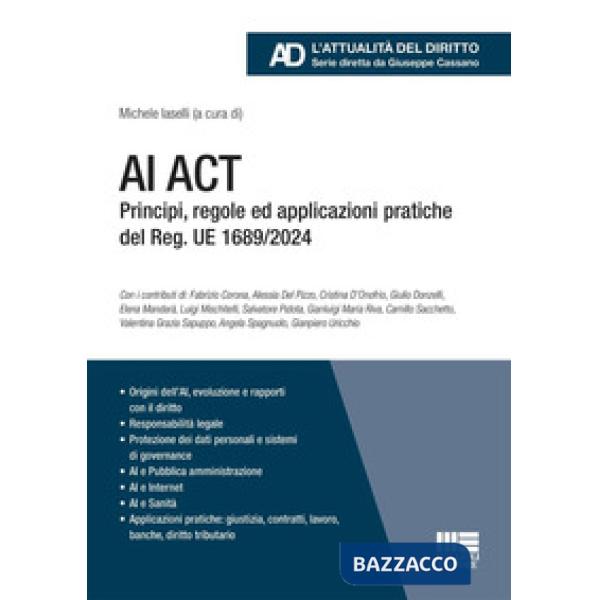 AI Act. Principi, regole ed applicazioni pratiche del Reg. UE 1689/2024
