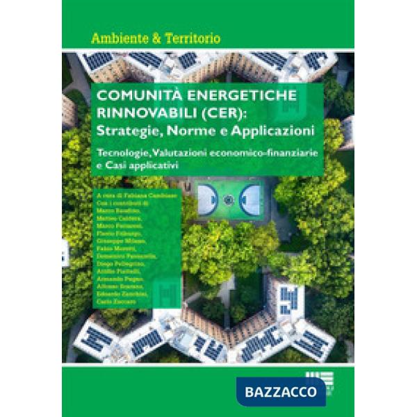 Comunità energetiche rinnovabili (CER): strategie, norme e applicazioni. Tecnologie, valutazioni economico-finanziarie e casi ap