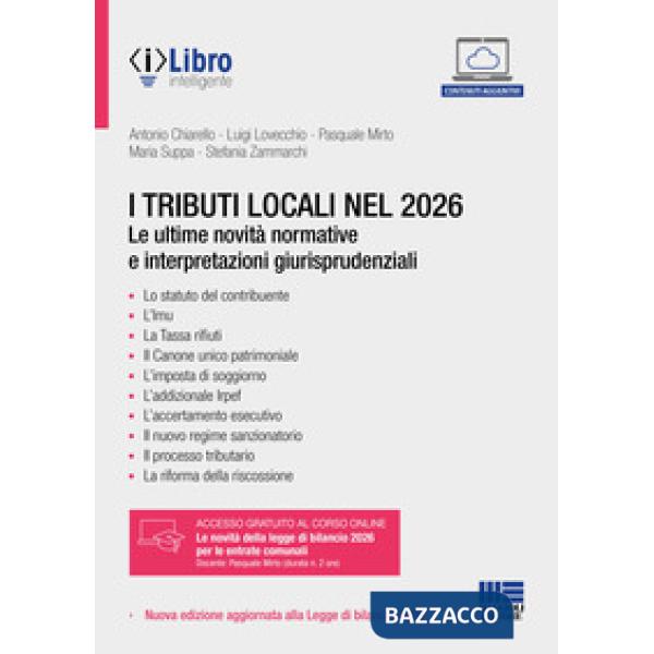 I tributi locali nel 2026. Le ultime novità normative e interpretazioni giurisprudenziali