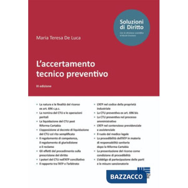 L'accertamento tecnico preventivo