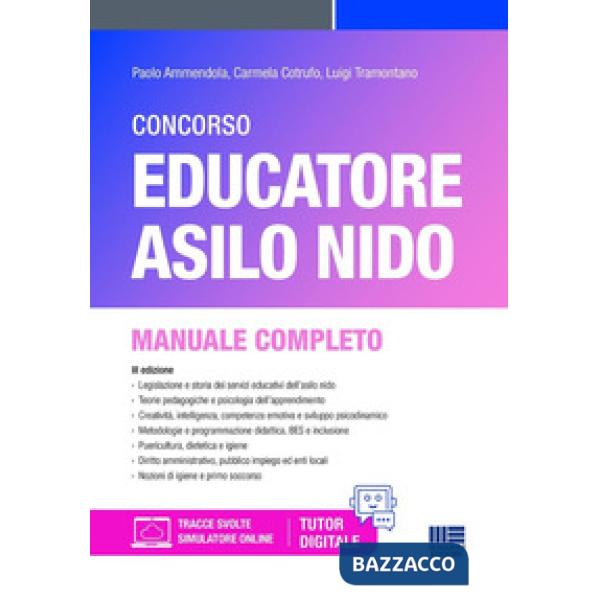 Concorso educatore asilo nido. Manuale