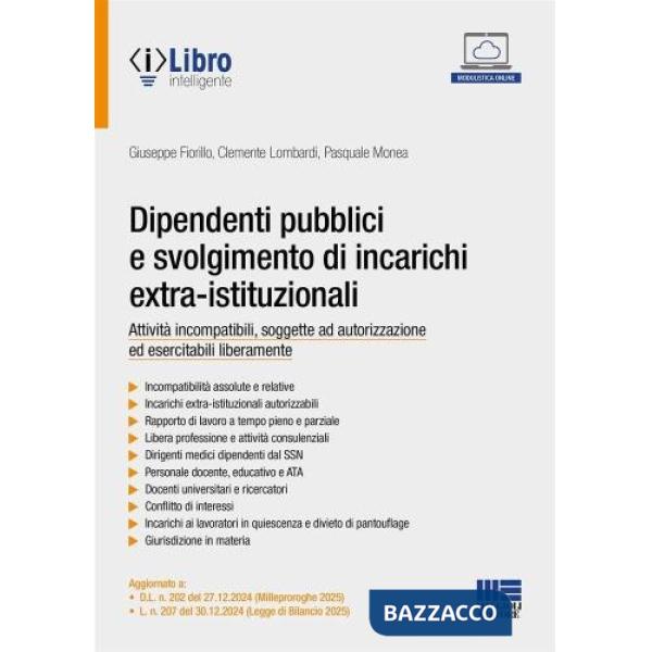 Dipendenti pubblici e svolgimento di incarichi