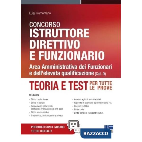 Concorso Istruttore Direttivo e Funzionario