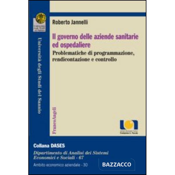 Governo delle aziende sanitarie e ospedaliere. Problematiche di programmazione, rendicontazione e controllo (Il)