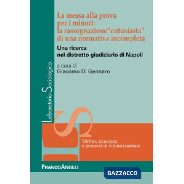 Messa alla prova per i minori: la rassegnazione «entusiasta» di una normativa incompleta. Una ricerca nel distretto giudiziario 