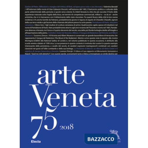 Arte veneta. Rivista di storia dell'arte (2018). Vol. 75: Bibliografia dell'arte