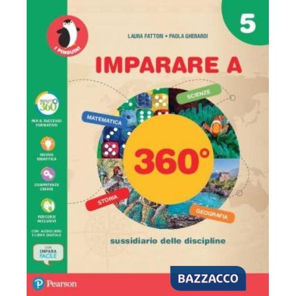 IMPARARE A 360 5 VOL + QUAD. ANTROPOLOGICO + QUAD.