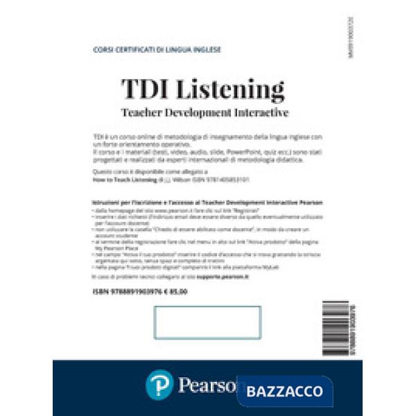 TDI. Teacher development interactive. Listening