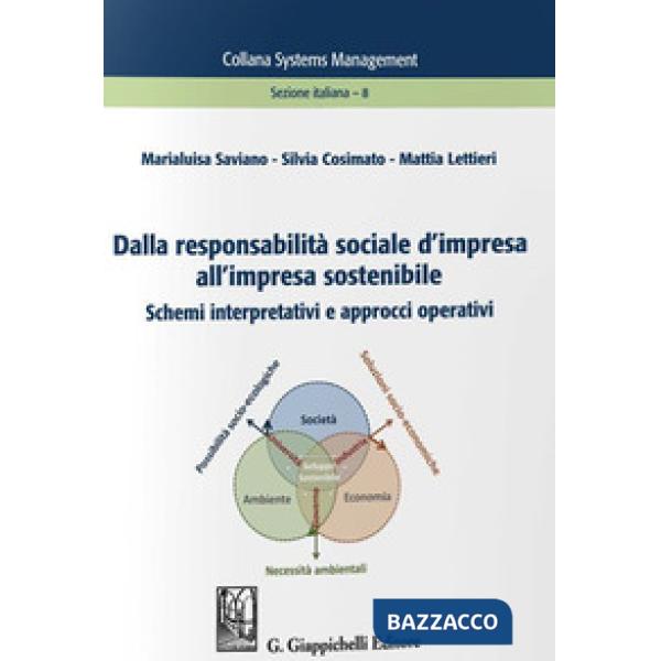 Dalla responsabilità sociale d'impresa all'impresa sostenibile. Schemi interpretativi e approcci operativi