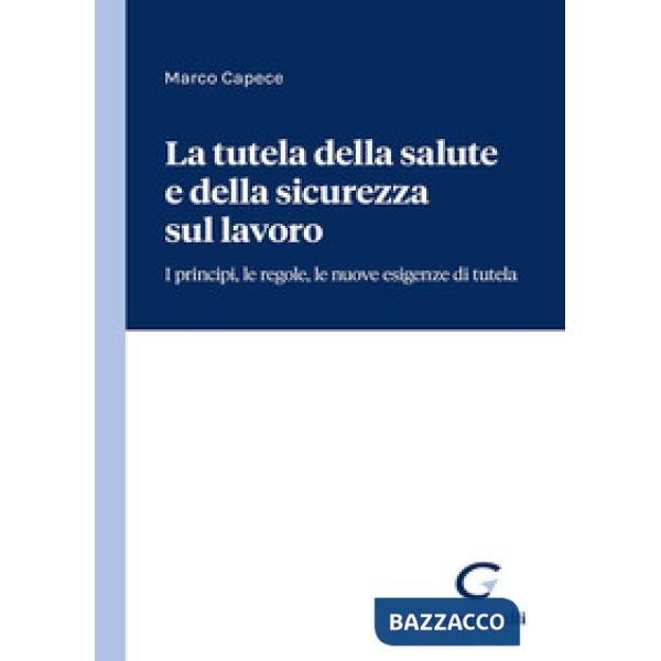 La tutela della salute e della sicurezza sul lavoro. I principi, le regole, le nuove esigenze di tutela
