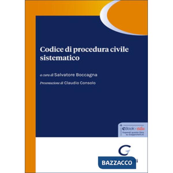 Codice di procedura civile sistematico