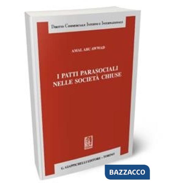 PATTI PARASOCIALI SOCIETA' CHIUSE