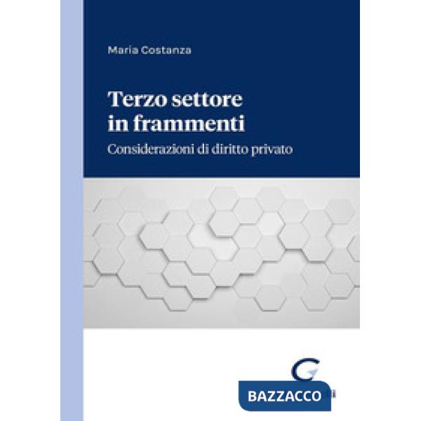 Terzo settore in frammenti. Considerazioni di diritto privato
