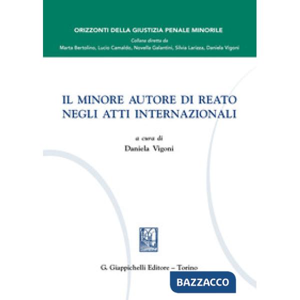 MINORE AUTORE DI REATO NEGLI ATTI INTERNAZIONALI (IL)