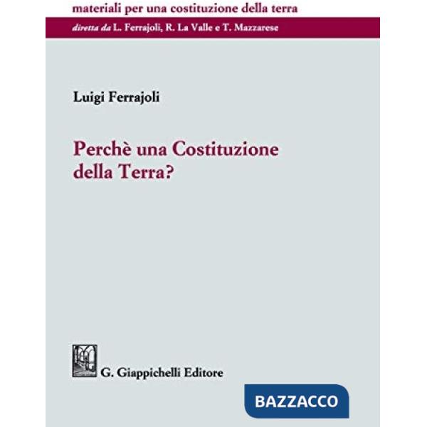Perché una Costituzione della Terra?