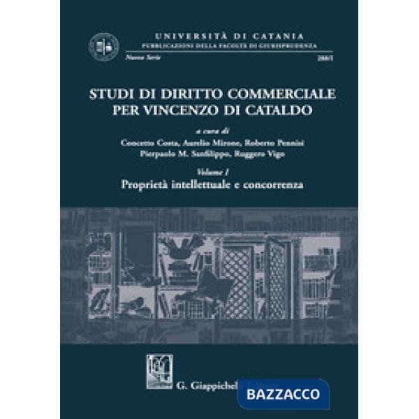 Studi di diritto commerciale per Vincenzo Di Cataldo