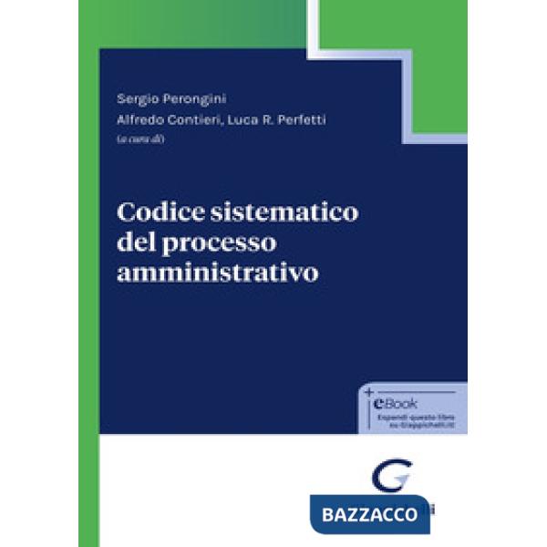 Codice sistematico del processo amministrativo