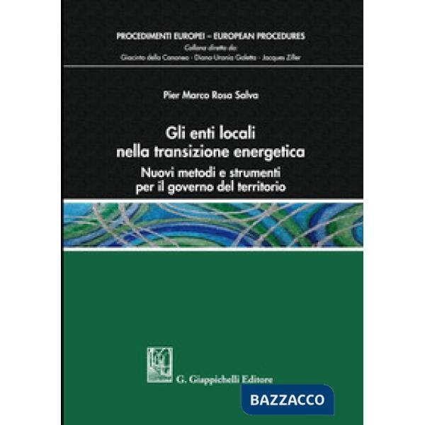 Gli enti locali nella transizione energetica. Nuovi metodi e strumenti per il governo del territorio