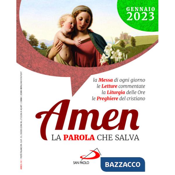 Amen. La parola che salva (2023). Vol. 1: Gennaio