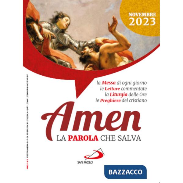 Amen. La parola che salva (2023). Vol. 11: Novembre