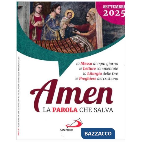 Amen. La parola che salva (2025). Vol. 9: Settembre