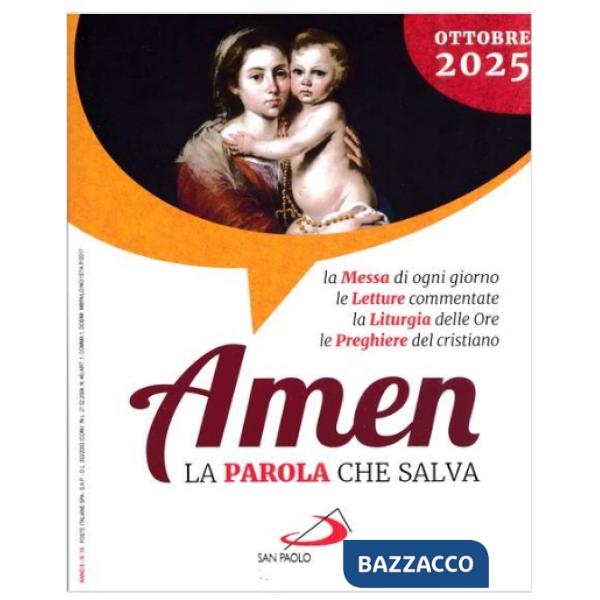 Amen. La parola che salva (2025). Vol. 10: Ottobre