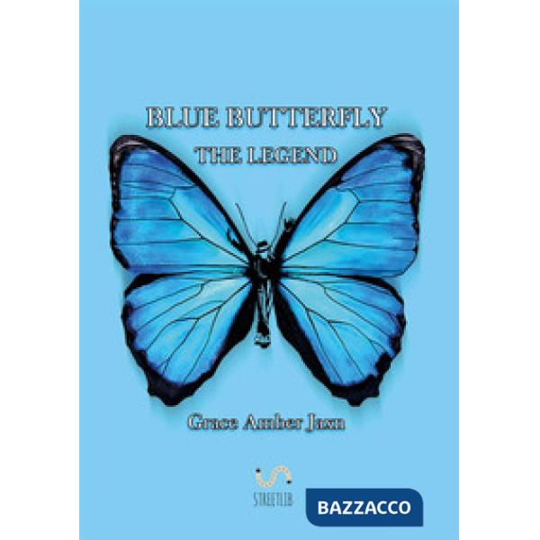 Blue butterfly. The legend