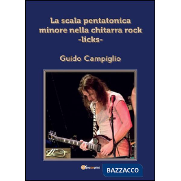 Scala pentatonica minore nella chitarra rock licks (La)