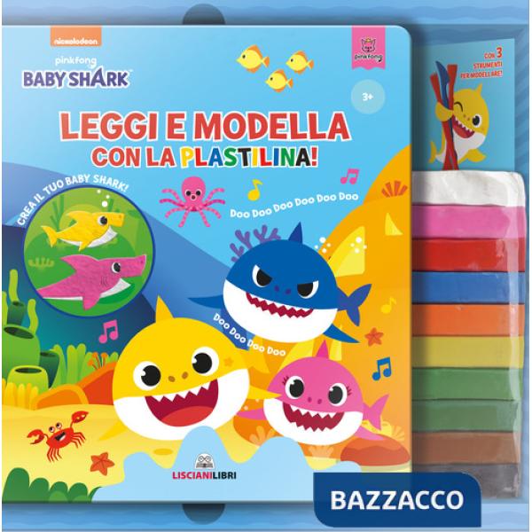 Leggi e modella con la plastilina! Baby Shark. Ediz. a colori. Con gadget
