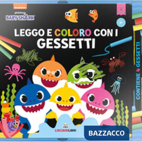 Disegno e colori con i gessetti. Baby Shark. Ediz. a colori. Con gadget