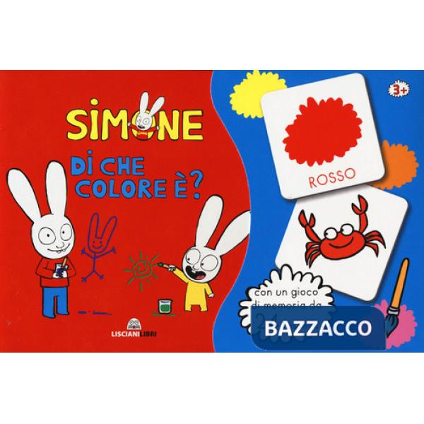 Simone. Di che colore è? Ediz. a colori. Con gioco di memoria da 24 tessere