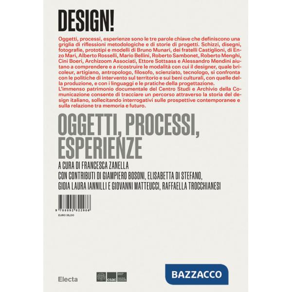 Design! Oggetti, processi, esperienze