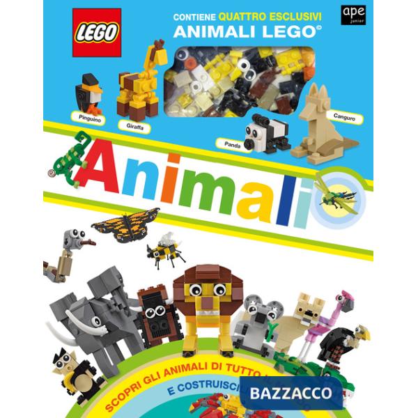 Atlante degli animali. Lego. Ediz. a colori. Con mattoncini Lego