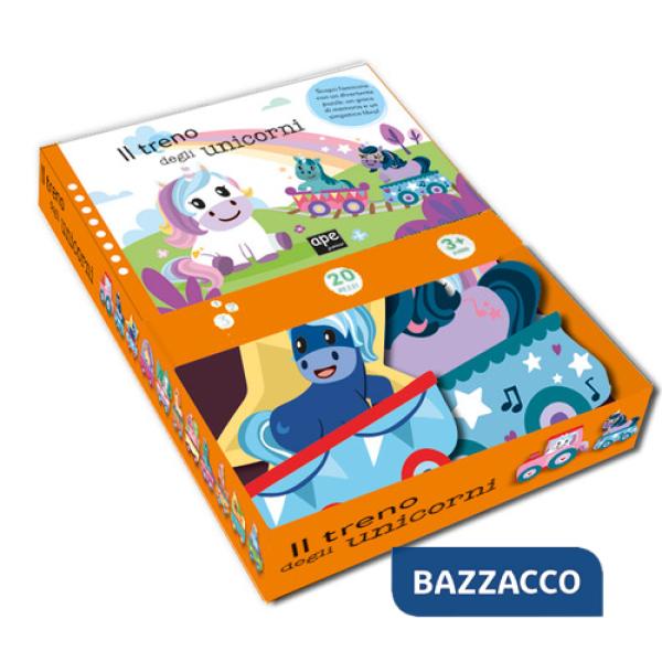 Treno degli unicorni. Ediz. a colori. Con 20 puzzle. Con Gioco (Il)